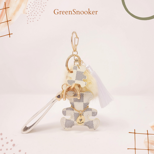 Keychain, Creative Bear & Tassel Keychain, Bag Pendant