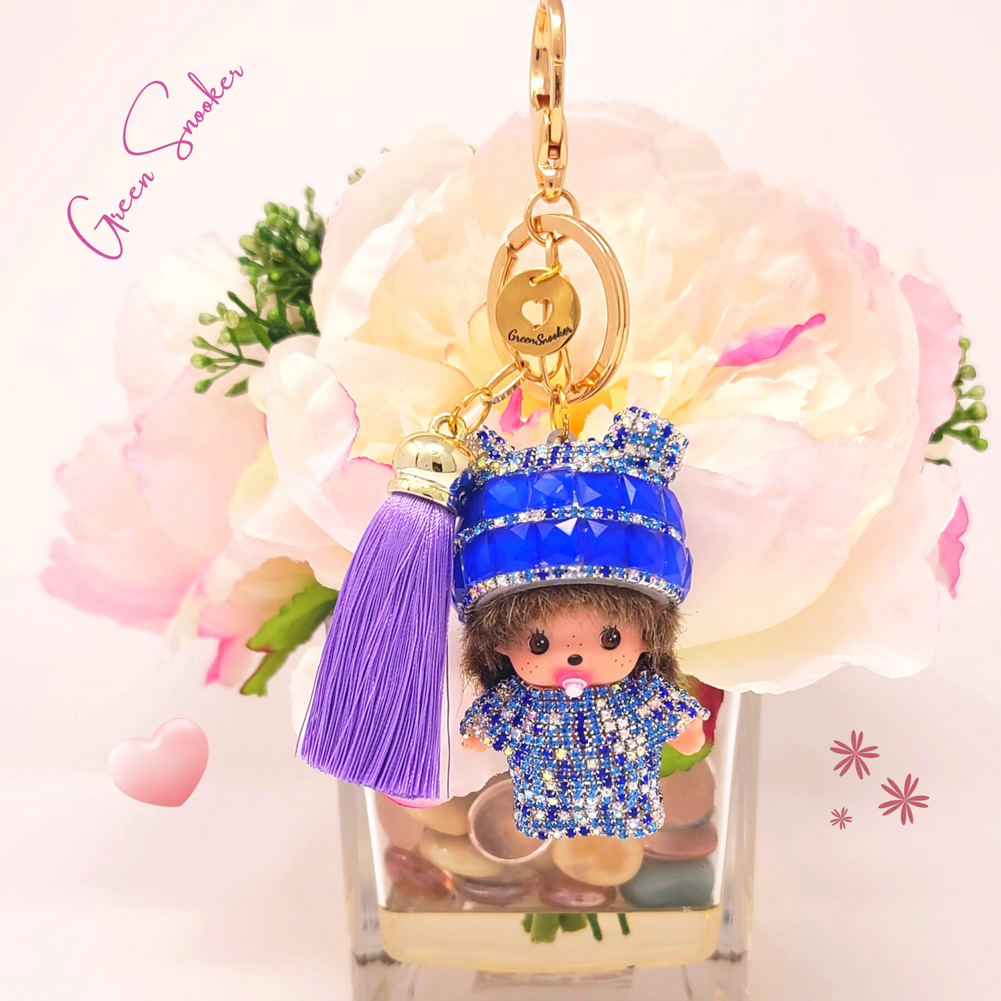 Keychain, Cute Monchichi Tassel, bag pendant