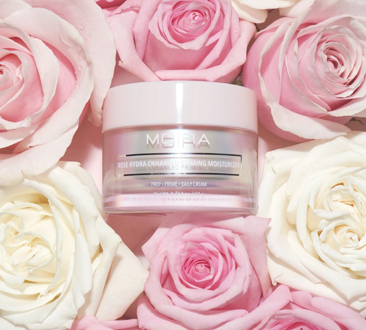 Moira, Rose Hydra Enhanced Priming Moisturizer, Made in Korea