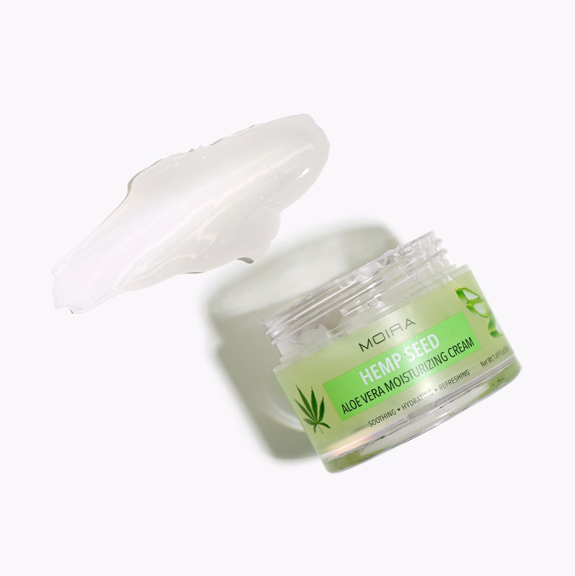 Moira, Hemp Seed Aloe Vera Moisturizing Cream, Made in Korea
