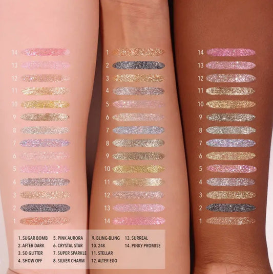 Moira, Glitter Glitter Liner, 14 Colors