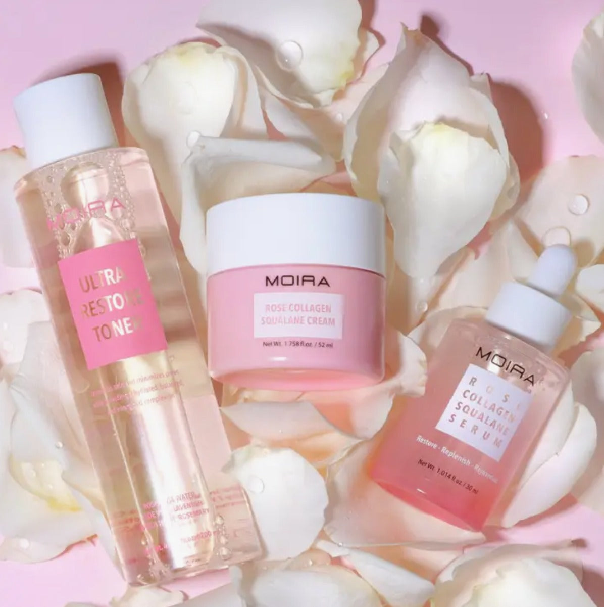 Moira, Rose Restore Toner, Made in Korea
