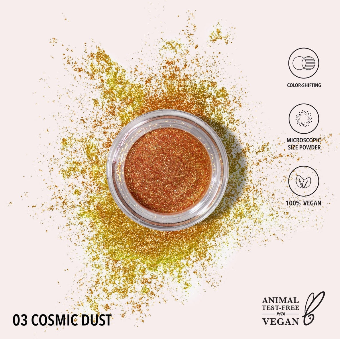 Moira,Starstruck Chrome Loose Powder, 19 Colors