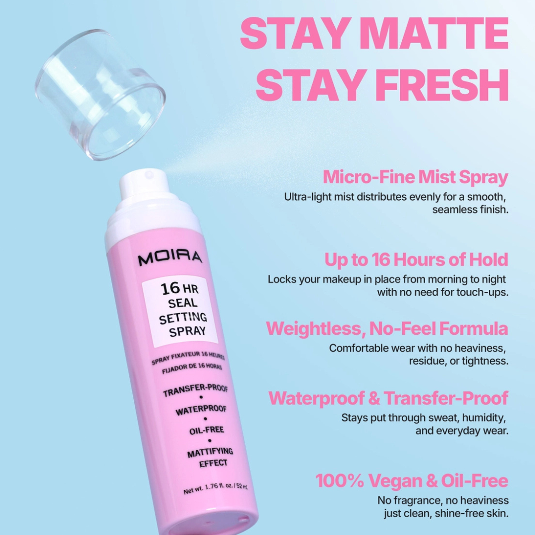 Moira, 16HR Seal Setting Spray