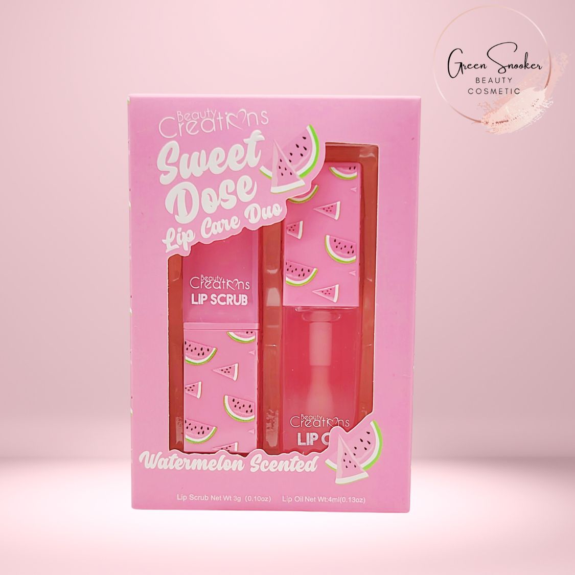 Beauty  Creations, Sweet Dose , Lip Oil & Lip Scrub Set