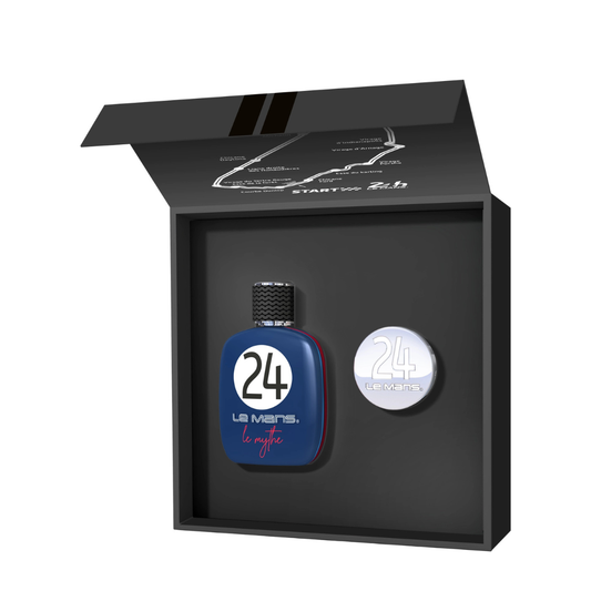 Le Mans 24H, Le Mythe, Parfum & Car Diffuser Fragrance Kit, 3.3 fl oz, Mens