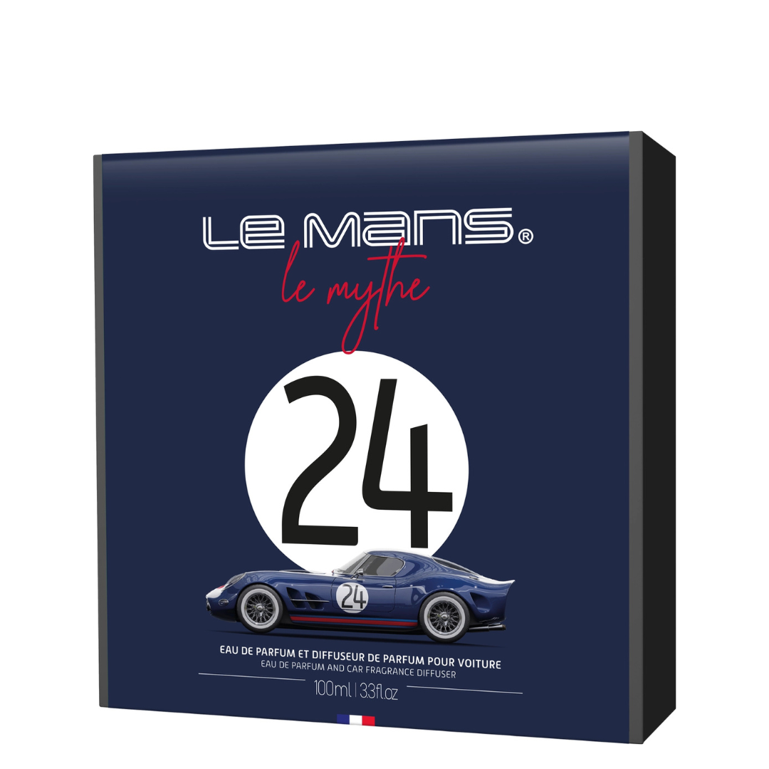 Le Mans 24H, Le Mythe, Parfum & Car Diffuser Fragrance Kit, 3.3 fl oz, Mens