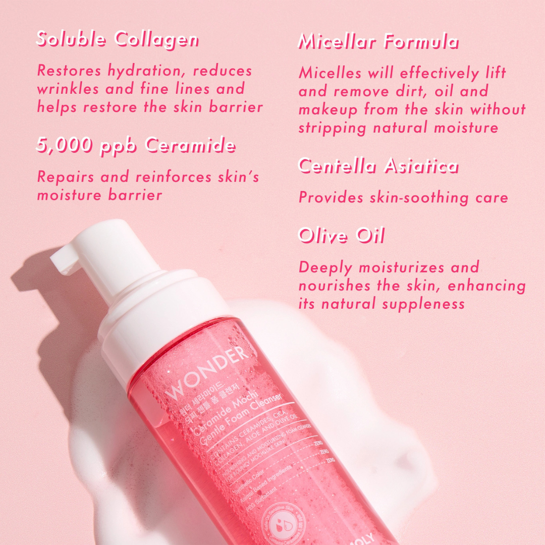 TONY MOLY, Wonder Ceramide Mochi Gentle Foam Cleanser