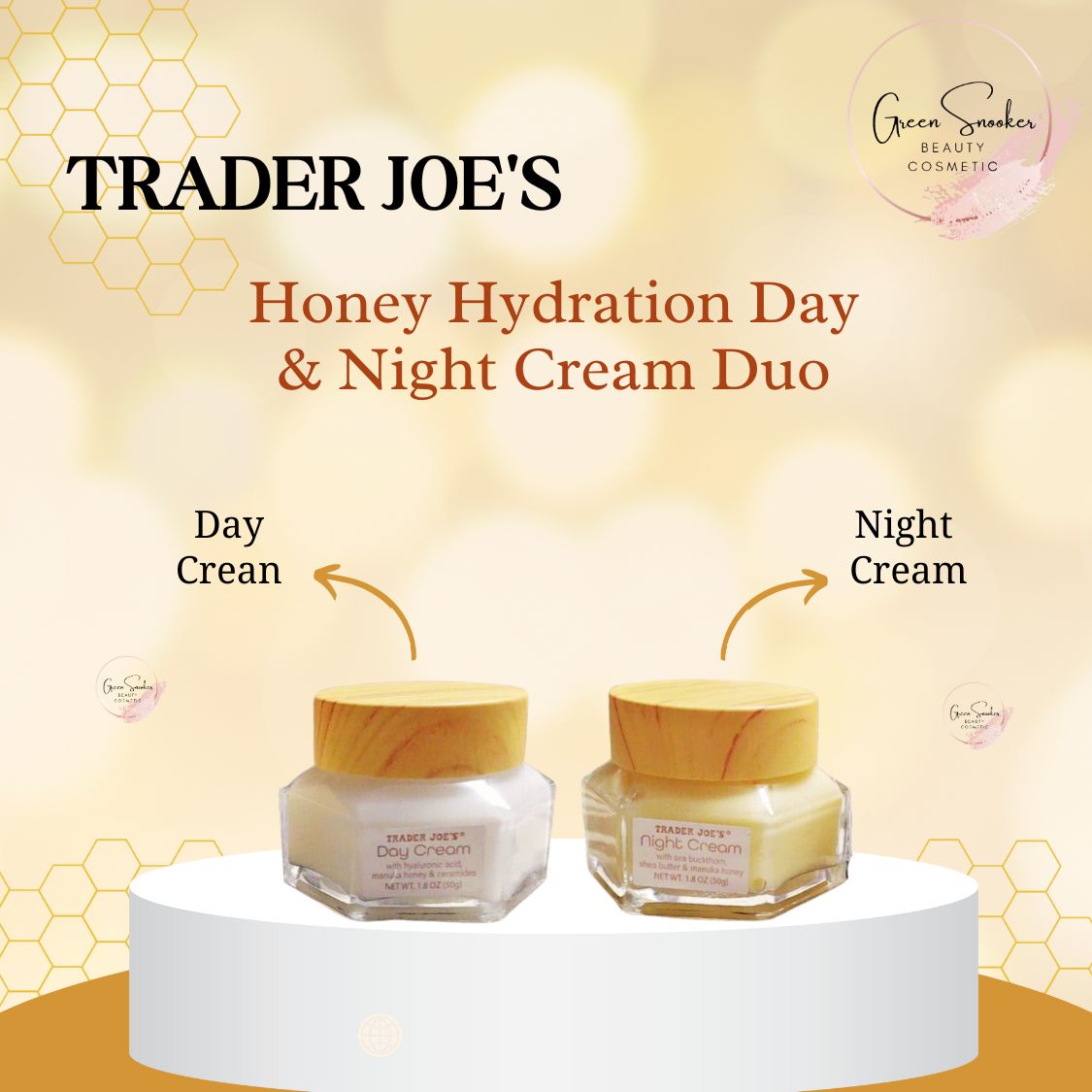 Trader Joe's, Honey Hydration Day & Night Cream Duo