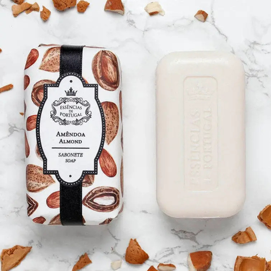 Essencias De Portugal, Almond Nourishing  Hydrating Care Set – Soap & Hand Cream Duo