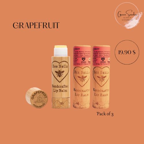 Bee Bella, Lip Balm, Pack of 3