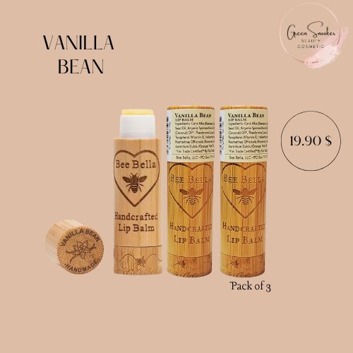 Bee Bella, Lip Balm, Pack of 3