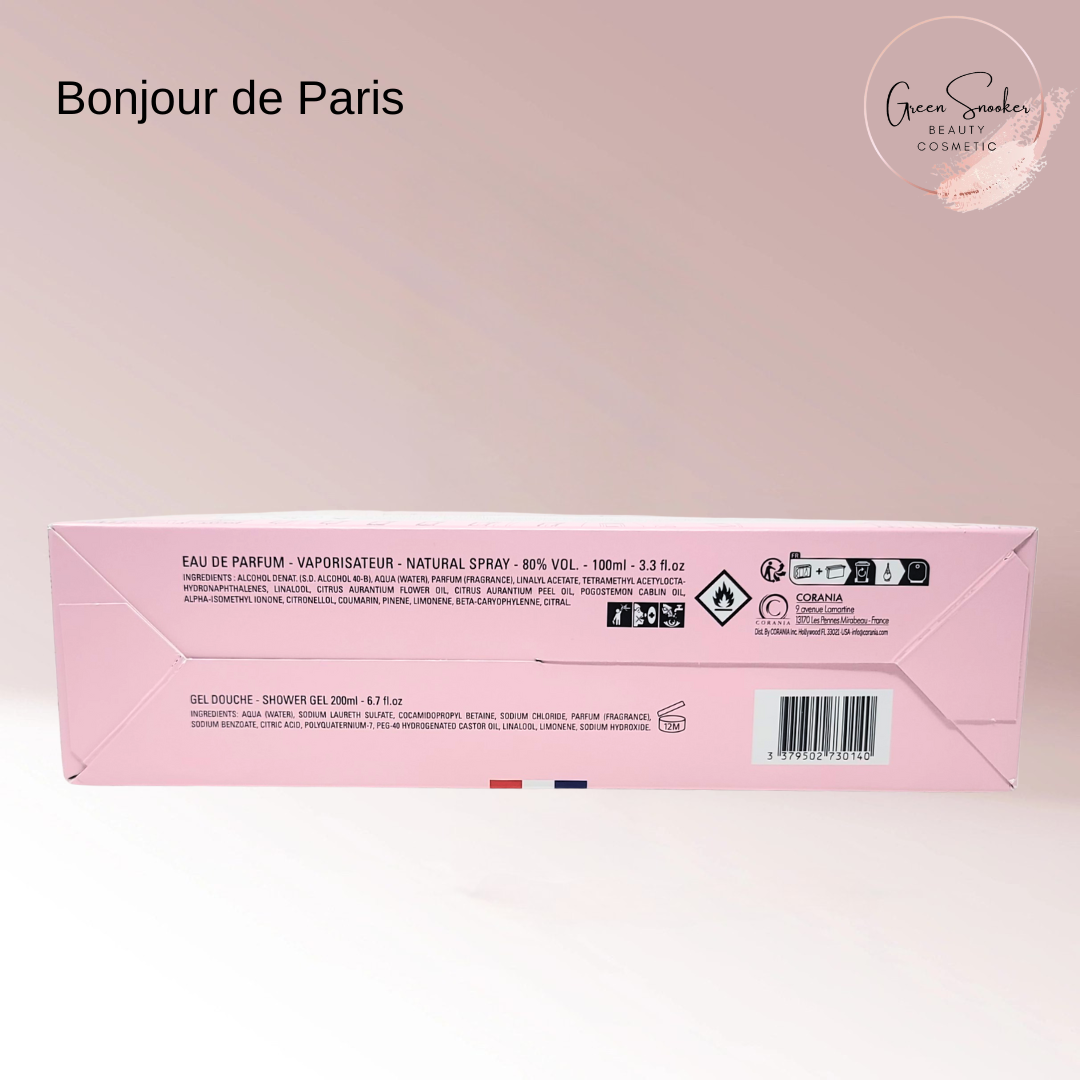 Bonjour de Paris, Floral, Eau De Parfum  & Shower Gel, Gift Set