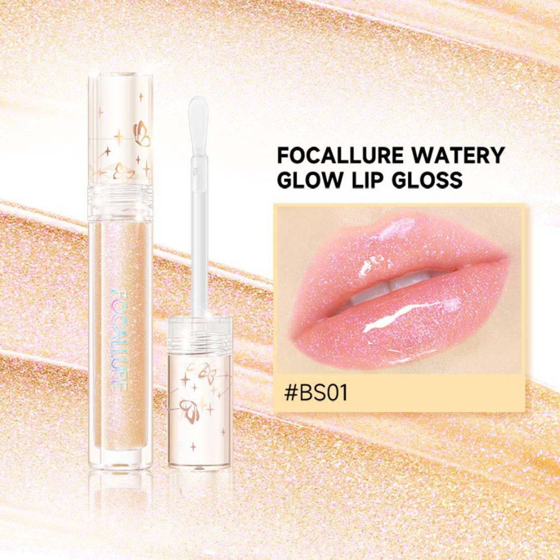 Focallure, Watery Glow Lip gloss,  3 Glossy Styles