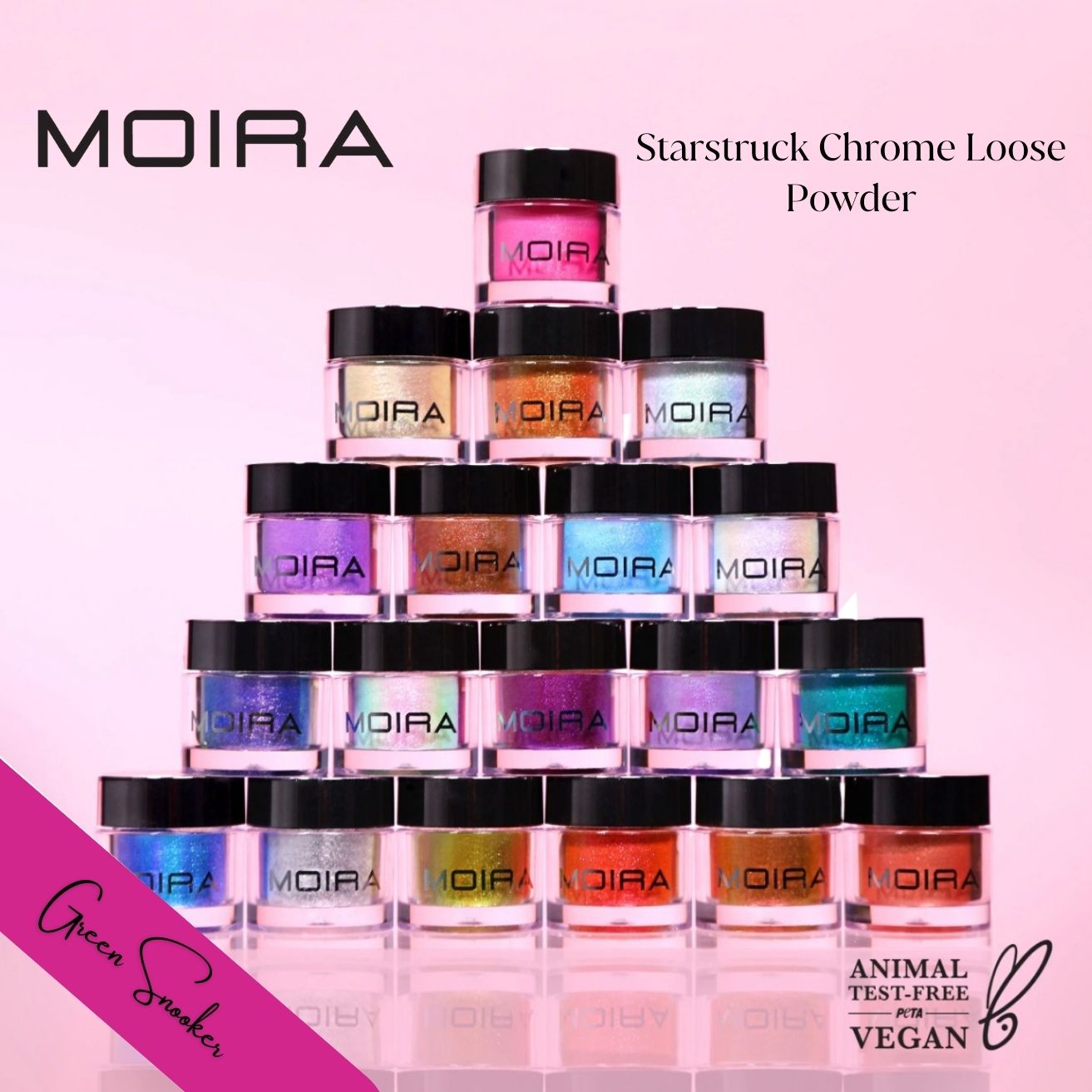Moira,Starstruck Chrome Loose Powder, 19 Colors