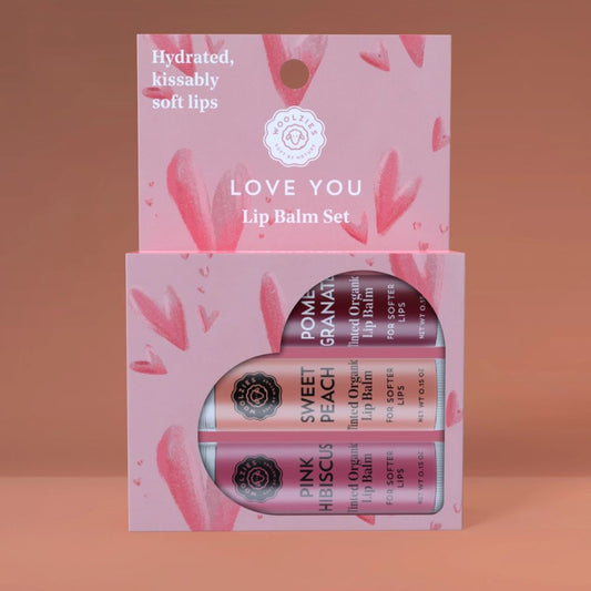 Woolzies, Lip Balm, Let Love Glow, Set of 3