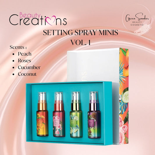 Beauty Creations, Setting Spray Minis Vol. 1