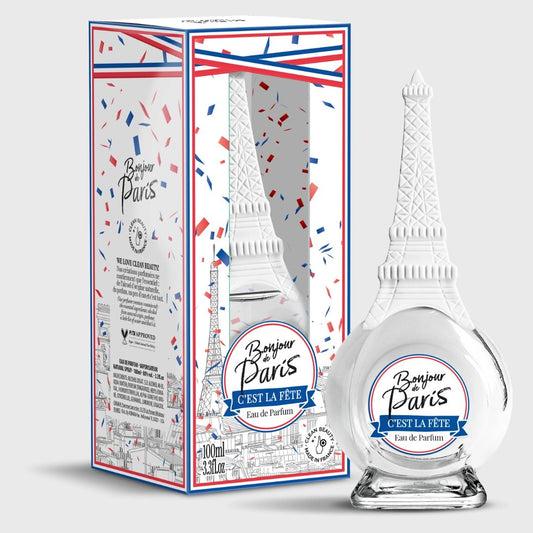 Bonjour de Paris, Eau De Parfum - C'est La Fete - 3.3 oz, Made in France