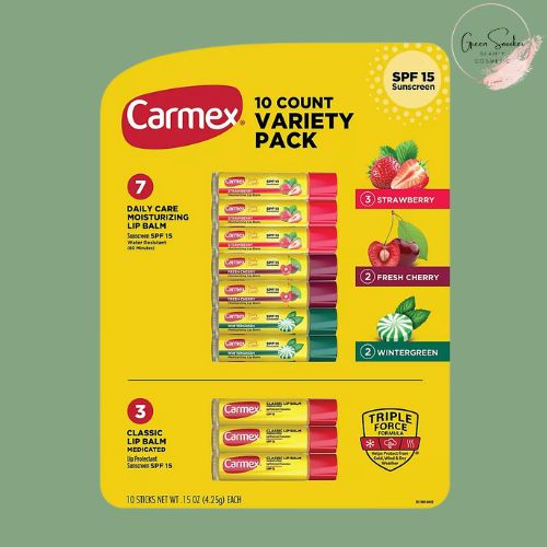 Carmex, Lip Balm, Variety Pack, 10 ct.
