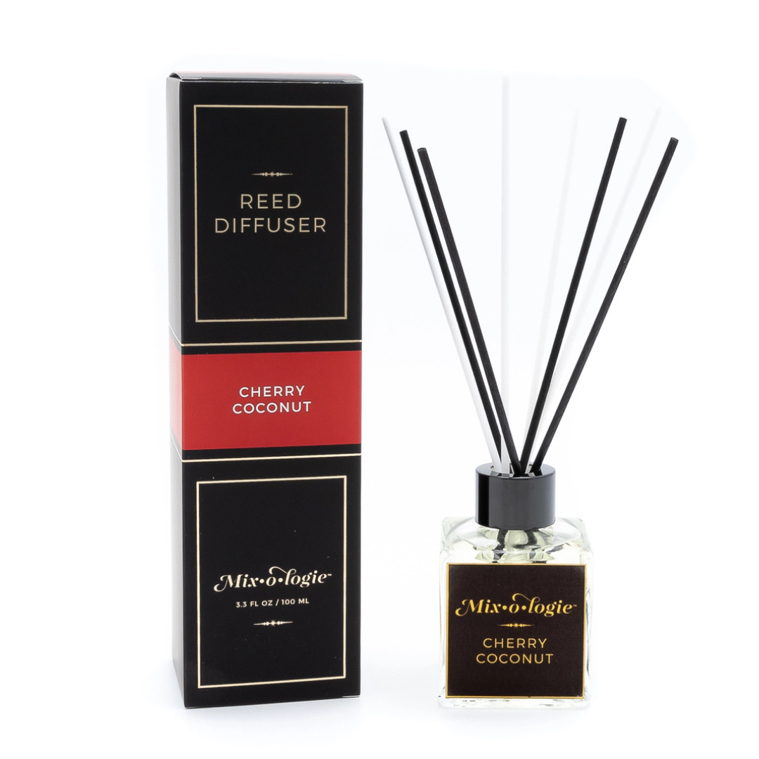 Mixologie, Cherry Coconut, Reed Diffuser, 3.3 fl.oz /100ml