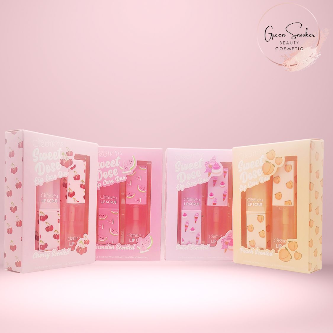 Beauty  Creations, Sweet Dose , Lip Oil & Lip Scrub Set