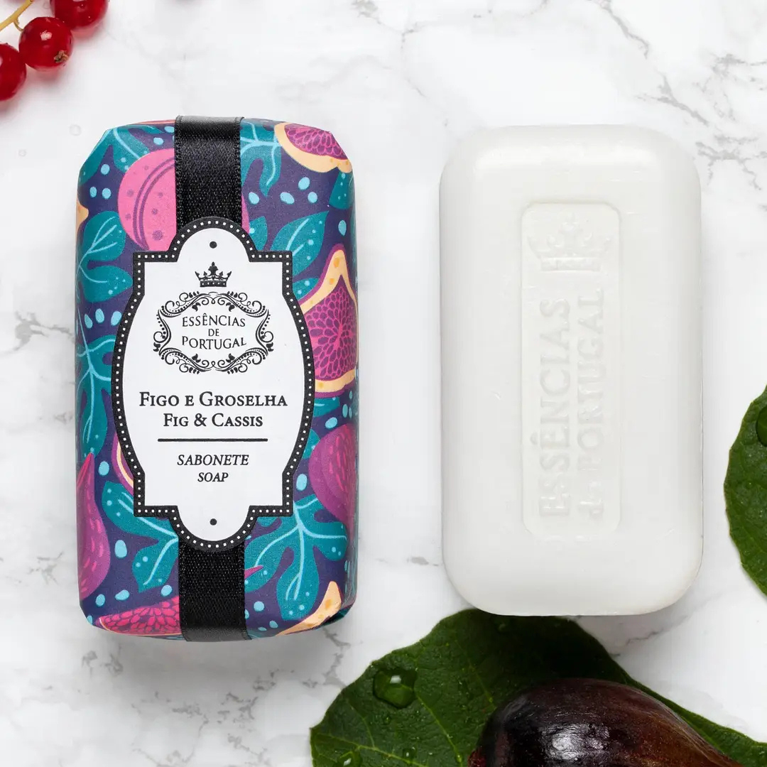 Essencias De Portugal, Fig & Cassis   Hydrating Care Set – Soap & Hand Cream Duo