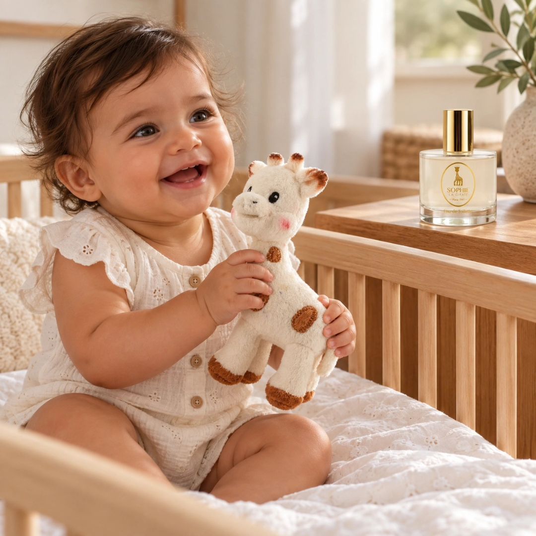 Sophie La Girafe, Kids Sophie Plush Toy Gift Set, Floral Eau de Toilette, 1.7 fl.oz