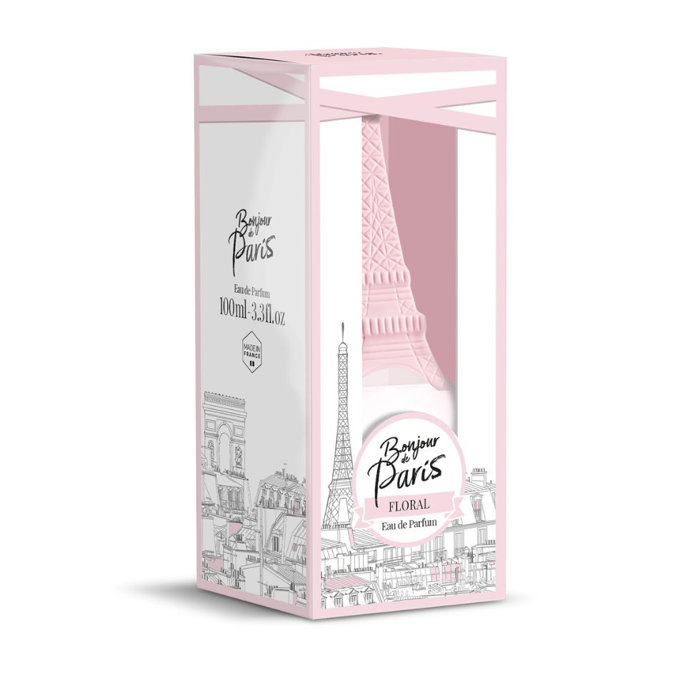 Bonjour de Paris, Eau De Parfum - Floral - 3.3 oz, Made in France
