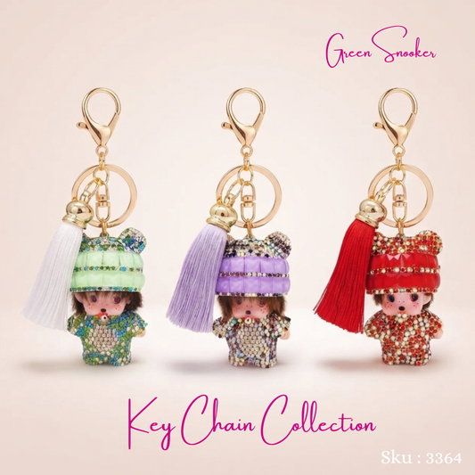 Keychain, Cute Monchichi Tassel, bag pendant