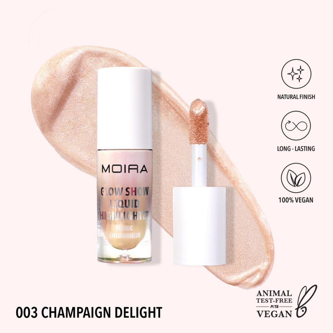 Moira, Dreamlight Highlighter, Vegan