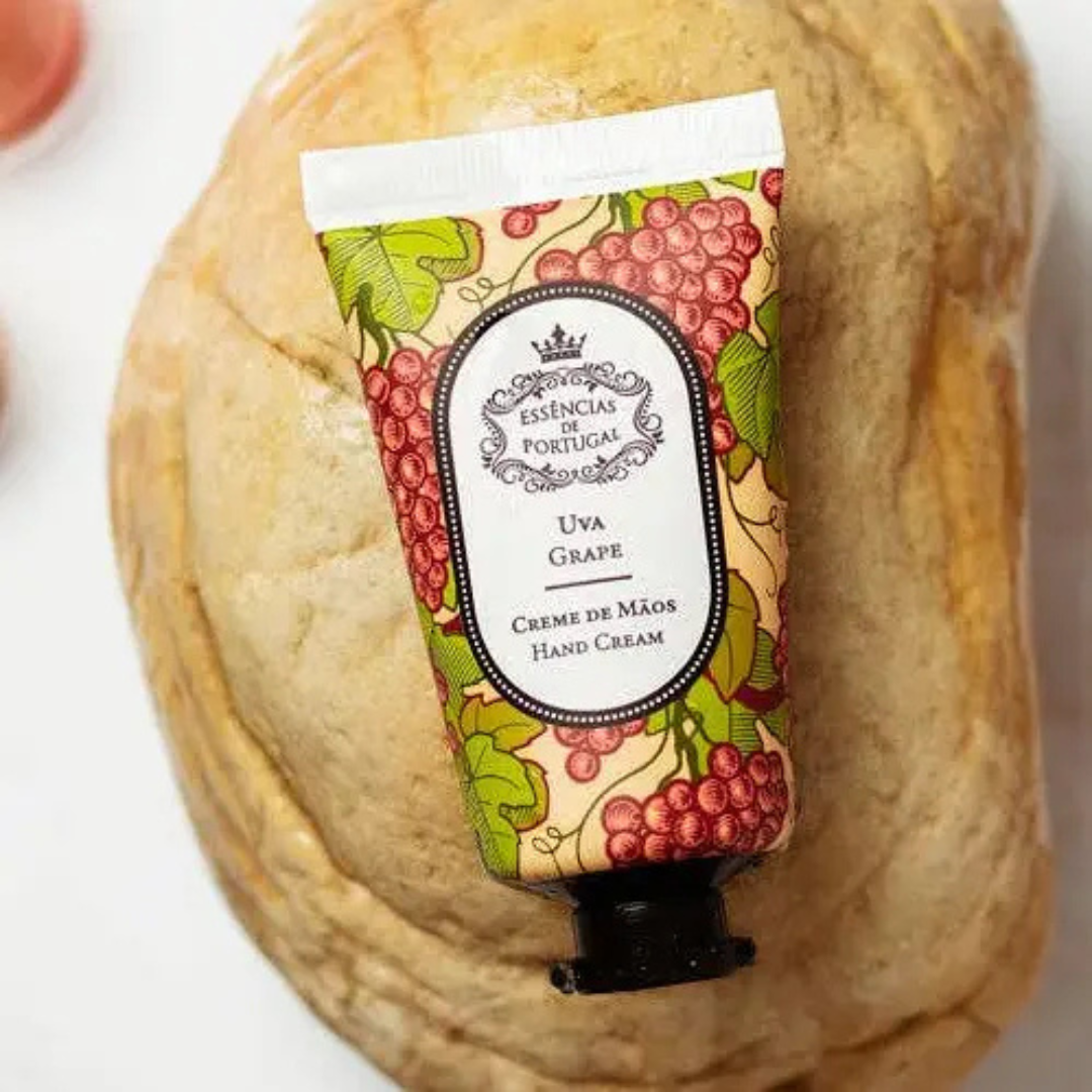 Essencias De Portugal, Grape Revitalizing Care Set, Soap & Hand Cream Duo
