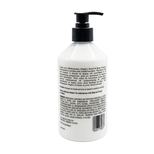 Trader Joe's, Hand & Body Cream with Moroccan Argan Oil