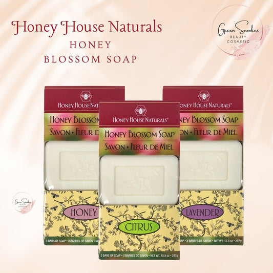 Honey House Naturals, 3 Bar Box Honey Blossom