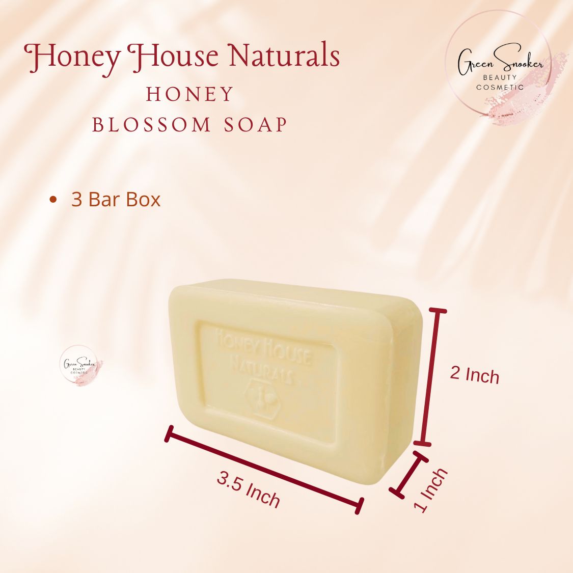 Honey House Naturals, 3 Bar Box Honey Blossom