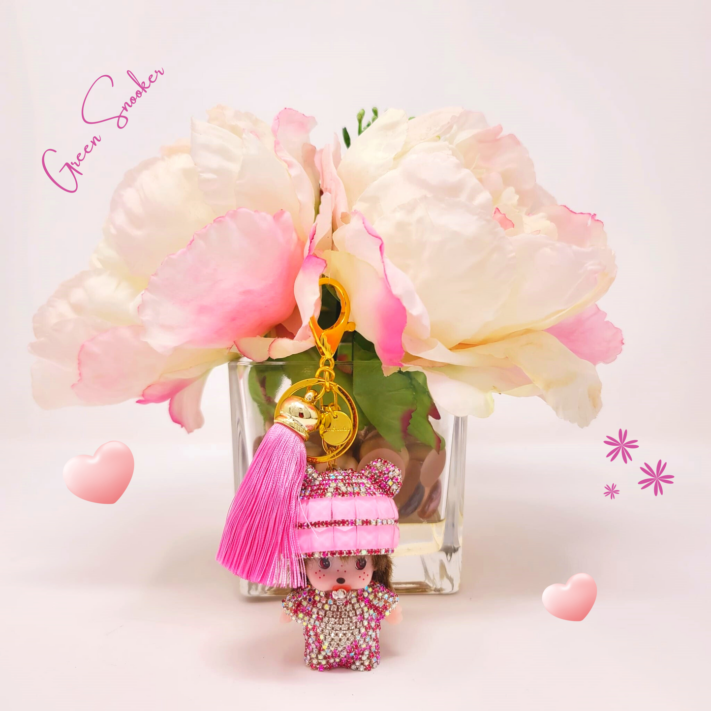 Keychain, Cute Monchichi Tassel, bag pendant