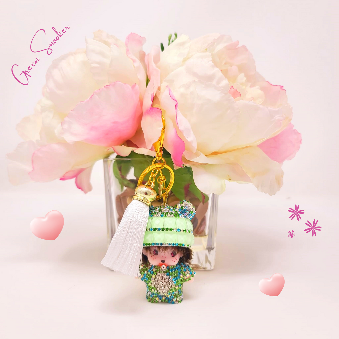 Keychain, Cute Monchichi Tassel, bag pendant