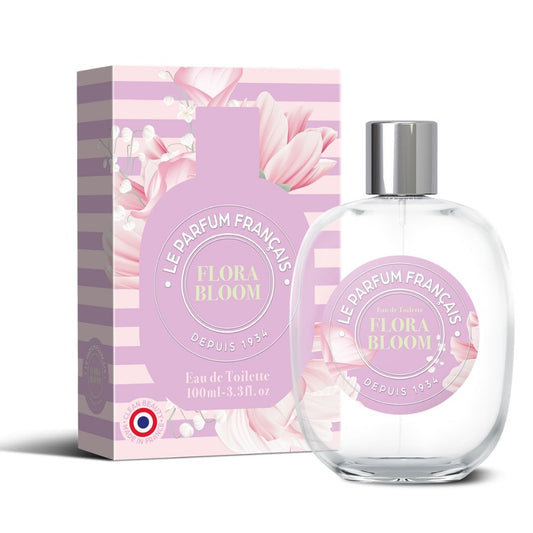 Le Parfum Français, Flora Bloom Eau De Toilette 3.3  Fl.oz , Made in France