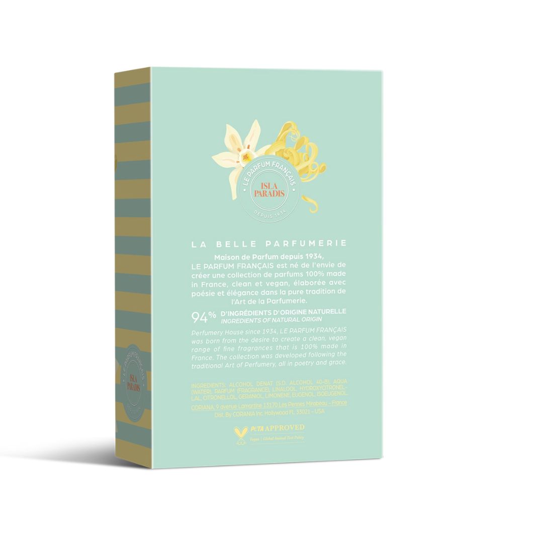 Le Parfum Français, Isla Paradis, Eau De Toilette 3.3 Fl. oz, Made in France
