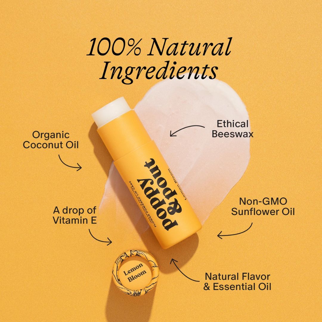 Poppy & Pout, Lip Care Duo, Lemon Bloom