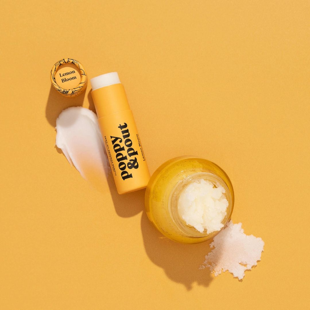 Poppy & Pout, Lip Care Duo, Lemon Bloom