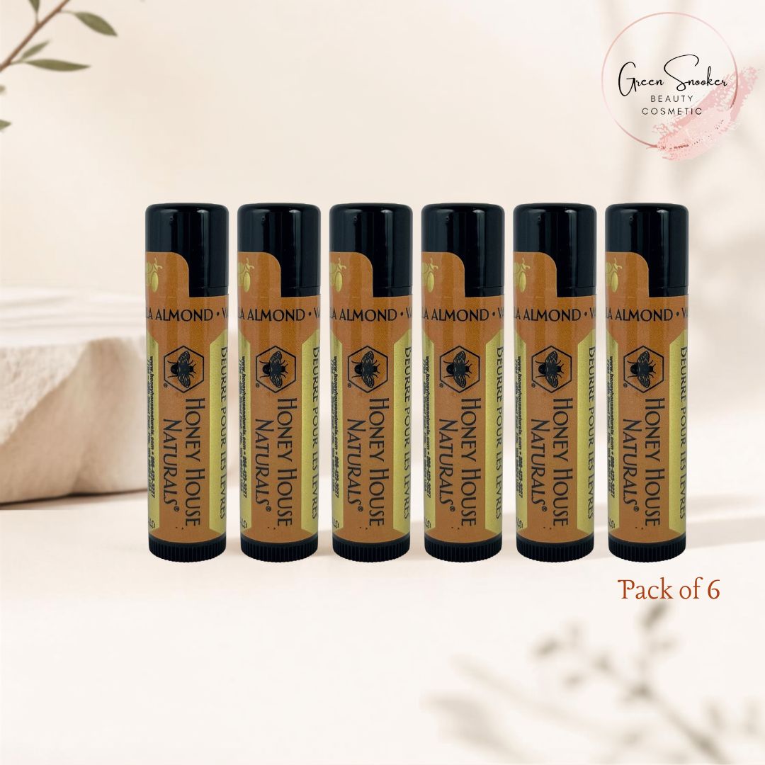 Honey House Naturals, Lip Butter Tube. Pack of 6