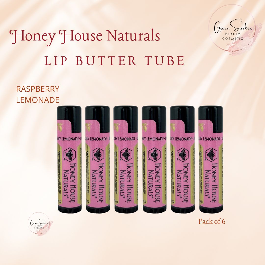 Honey House Naturals, Lip Butter Tube. Pack of 6