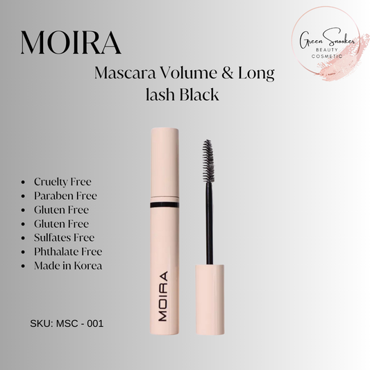 Moira, Mascara  Volume & Long lash Black