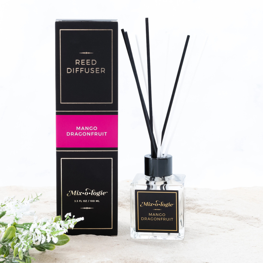 Mixologie, Mango Dragonfruit, Reed Diffuser, 3.3 fl.oz /100mL