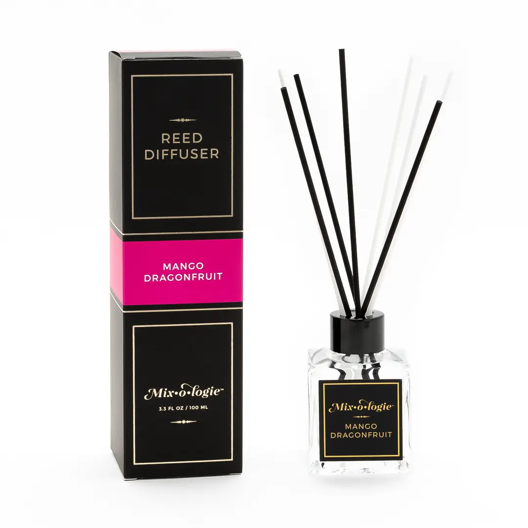 Mixologie, Mango Dragonfruit, Reed Diffuser, 3.3 fl.oz /100mL