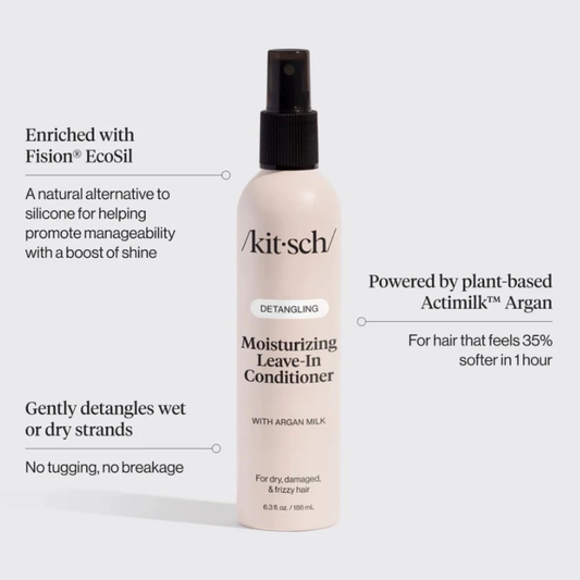 Kitsch, Moisturizing Argan Milk Leave in Conditioner