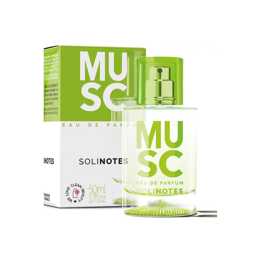 Solinotes, Musk Perfume  1.7  fl.oz, Clean Beauty, Vegan, Made in France