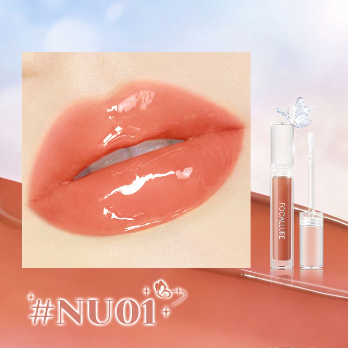 Focallure, Watery Glow Lip gloss,  3 Glossy Styles
