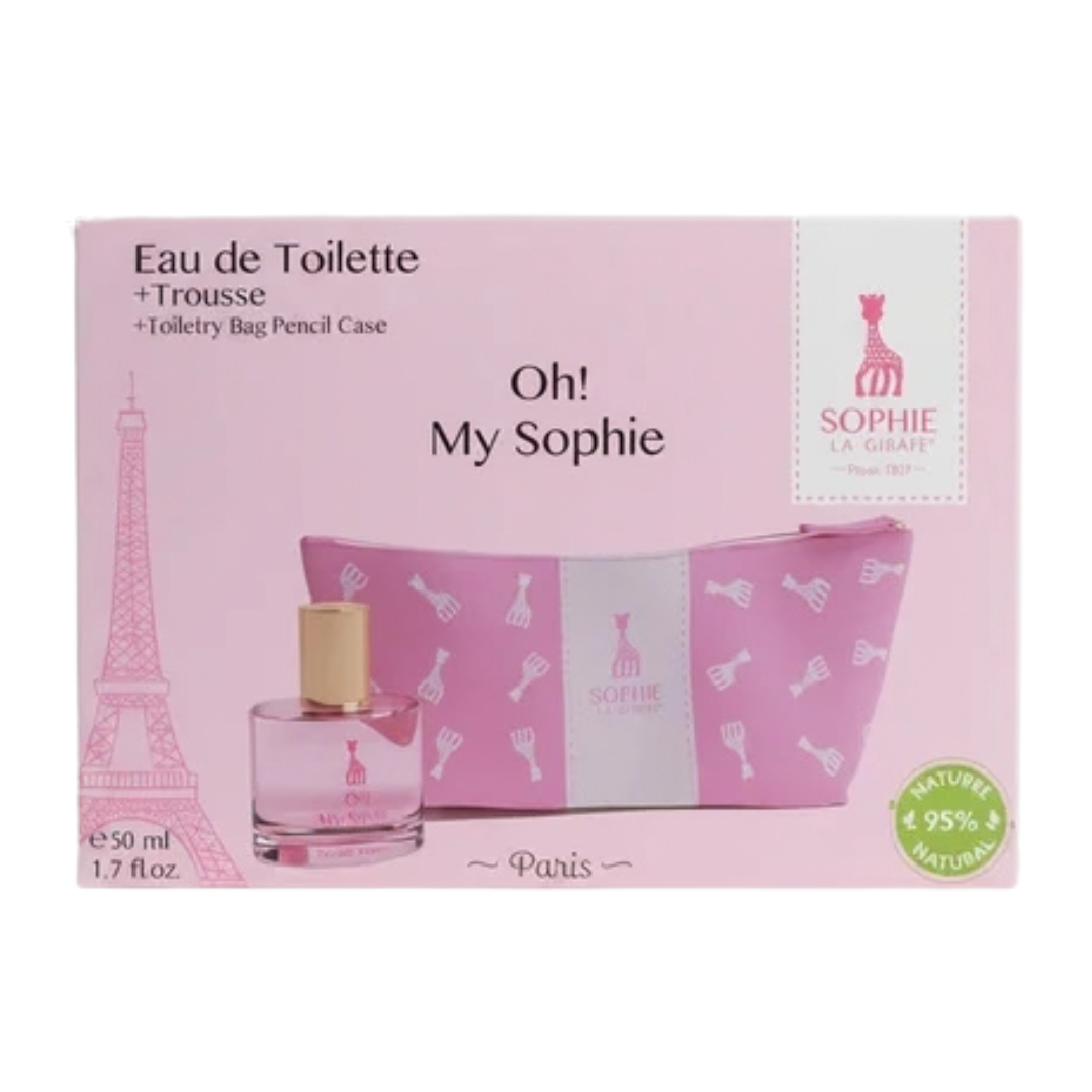 Sophie La Girafe, Oh! My Sophie, Kids Eau De Cologne & Pouch Set, 1.7 fl.oz