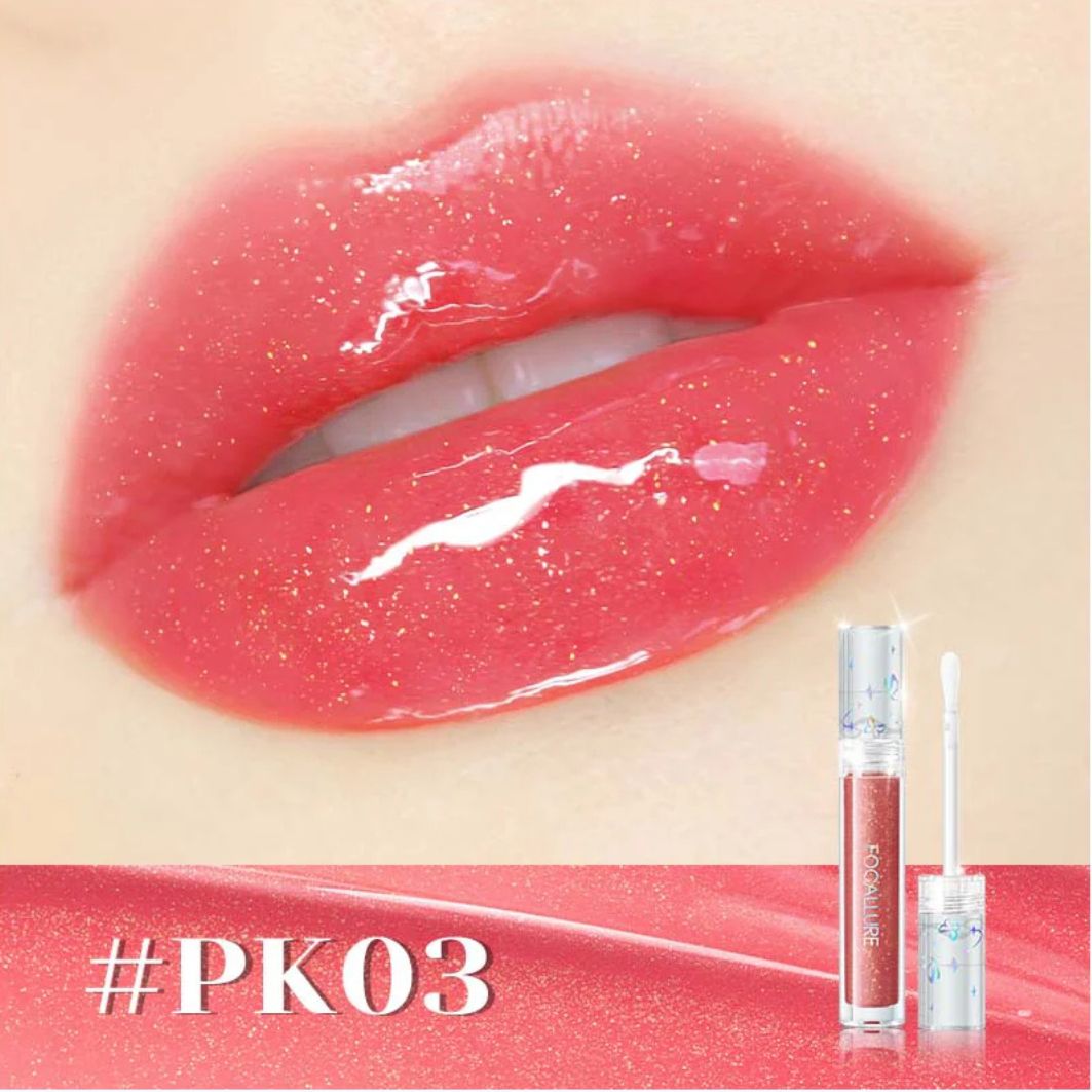 Focallure, Watery Glow Lip gloss,  3 Glossy Styles